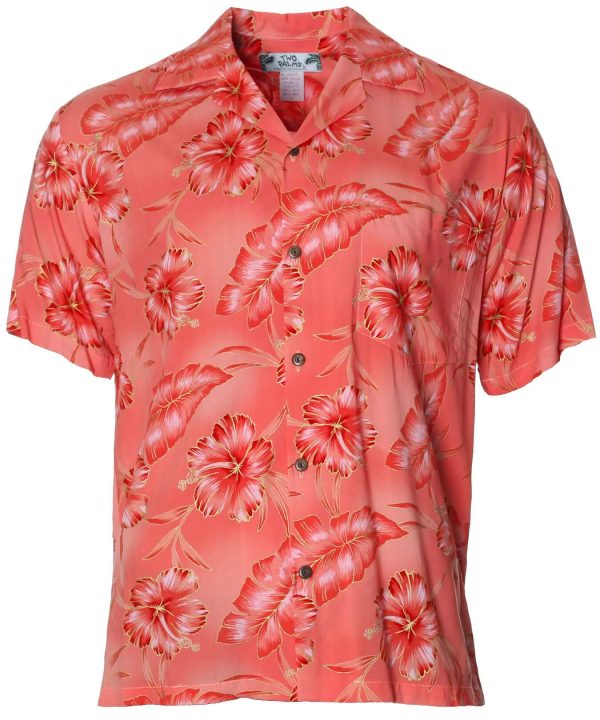 Men's Hawaiian Shirt - Kapalua Polyester Aloha Print Casual Shirt