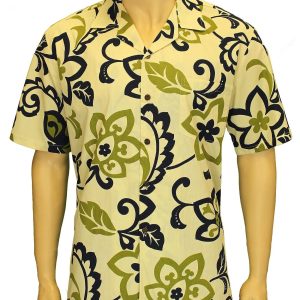 Men's Hawaiian Shirt - Polyester Kihei Aloha Print Shirt