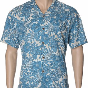 Men's Hawaiian Shirt - Polyester Kohala Relaxed Fit Aloha Shirt