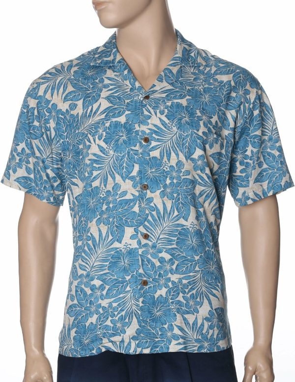 Men's Hawaiian Shirt - Polyester Kohala Relaxed Fit Aloha Shirt