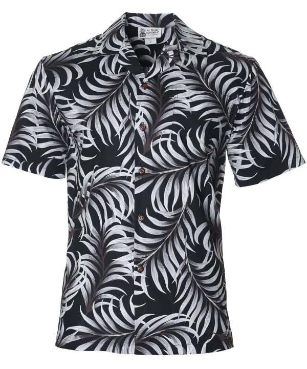 Men's Hawaiian Shirt - Koko Head Polyester Aloha Print Casual Shirt