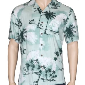 Men's Hawaiian Shirt - Polyester Lanika Relaxed Fit Aloha Print Shirt