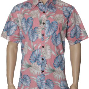 Men's Hawaiian Shirt - Polyester Lanikai Button-Up Hawaiian Shirt