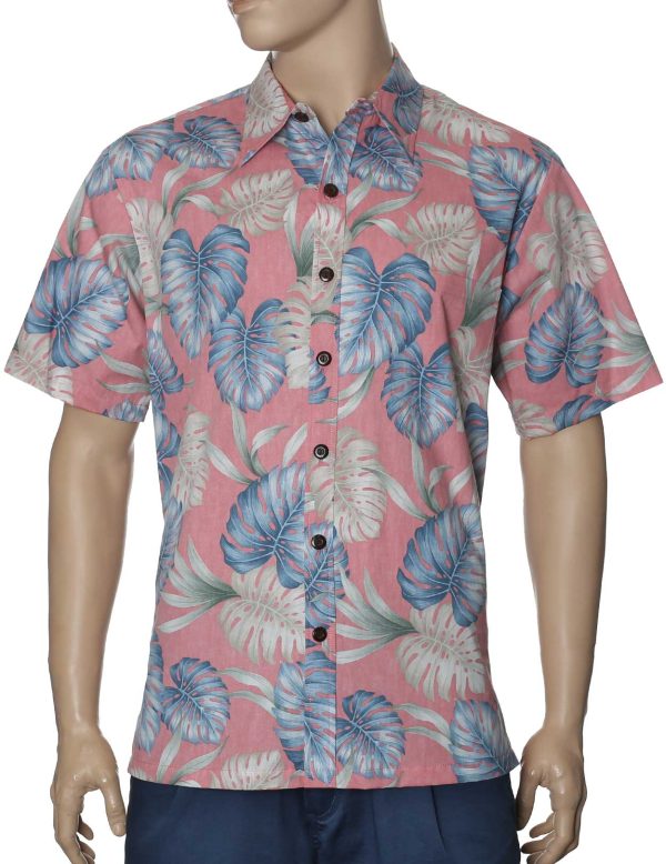 Men's Hawaiian Shirt - Polyester Lanikai Button-Up Hawaiian Shirt