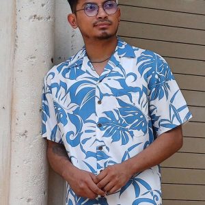 Men's Hawaiian Shirt - Polyester Makapu'u Aloha Print Shirt