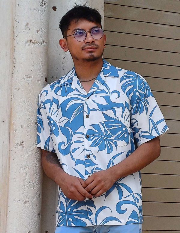 Men's Hawaiian Shirt - Polyester Makapu'u Aloha Print Shirt