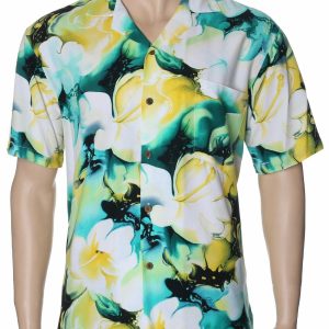 Men's Hawaiian Shirt - Polyester Makawao Relaxed Fit Aloha Shirt