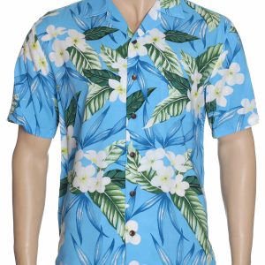 Men's Hawaiian Shirt - Polyester Makiki Forest Aloha Print Shirt