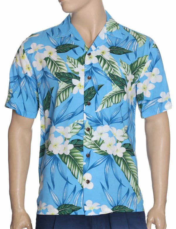 Men's Hawaiian Shirt - Polyester Makiki Forest Aloha Print Shirt