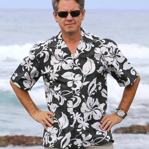 Men's Hawaiian Shirt - Maui NO KA 'OI Polyester Aloha Print Casual Shirt