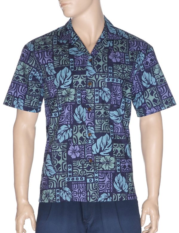 Men's Hawaiian Shirt - Polyester Monstera Aloha Print Shirt