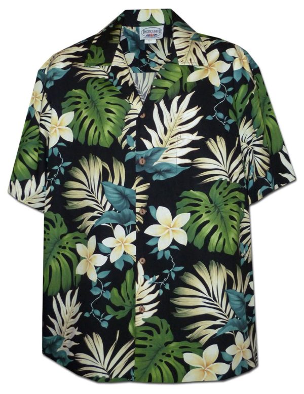 Men's Hawaiian Shirt - Polyester Palolo Aloha Print Shirt