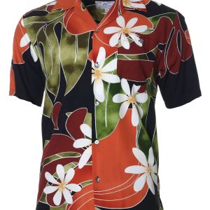 Men's Hawaiian Shirt - Pua Nui Polyester Aloha Print Casual Summer Shirt