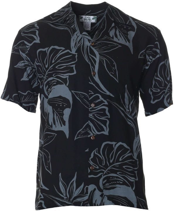 Men's Hawaiian Shirt - Fern Grotto Polyester Aloha Print Casual Summer Shirt