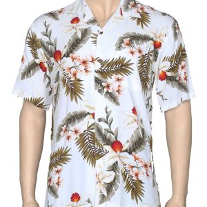 Men's Hawaiian Shirt - Polyester Wainapanapa Aloha Print Shirt