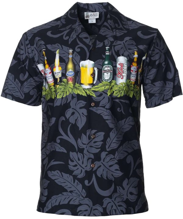 Men's Hawaiian Shirt - Suck 'Em Up Polyester Aloha Print Casual Shirt
