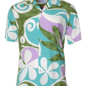 Men's Hawaiian Shirt - Traveler Open Pointed Folded Collar Polyester Print Casual Summer Shirt