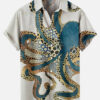 Cthulhu Octopus Dark Fantasy Camp Shirt