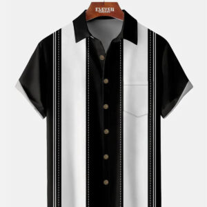 Retro Bowling Lane Camp Shirt