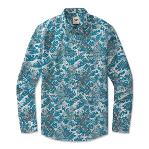 Men's 'Koi Dance in the Clouds' Long Sleeve Shirt