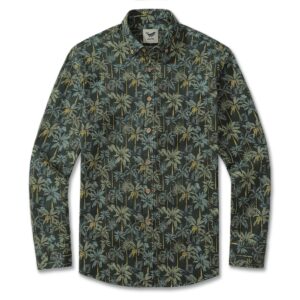 Men's 'Tropical Forest' Long Sleeve Shirt
