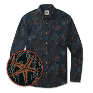 Men's 'Enchanting Oceanic Wonders' Long Sleeve Shirt